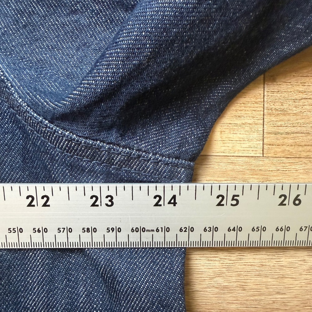 Levi's Trucker Jacket Men Large Dark Indigo Blue Standard Fit Denim Coat New - Picture 9 of 9